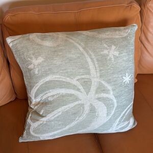 Antonio Salgado 2 pillow case’s  Jacquard olive green/ natural 20X20